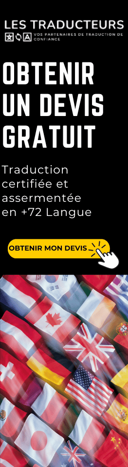 traduction certifiée Français agence de traduction paris