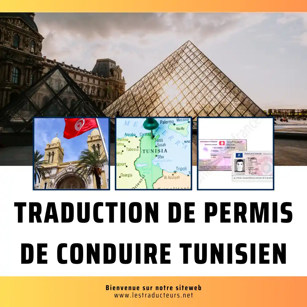 Traduction de permis de conduire tunisien