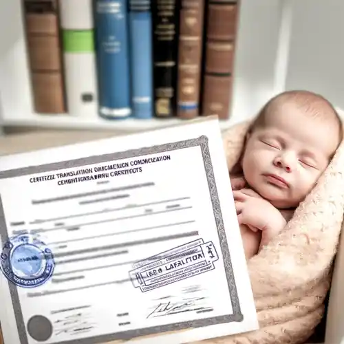 la traduction de certificats de naissance