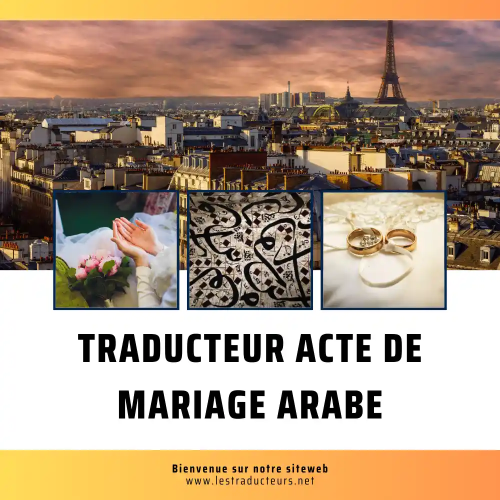 traducteur acte de mariage arabe